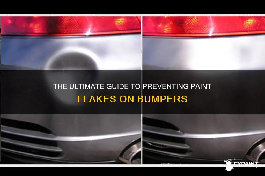 how do i stop paint flaking off bumer