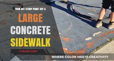 Effective Methods to Strip Paint from Large Concrete Sidewalks