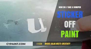 Efficiently Removing Bumper Stickers without Damaging Your Car Paint