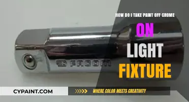 Removing Paint from Chrome Light Fixtures: A Step-by-Step Guide