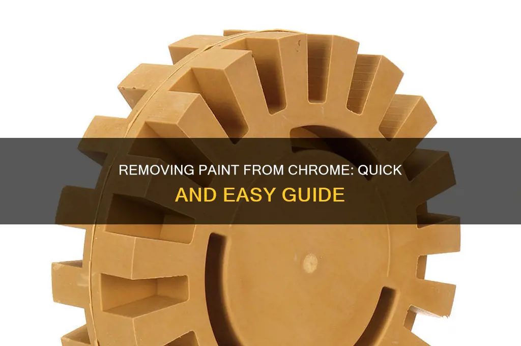 how do i take paint off of chrome