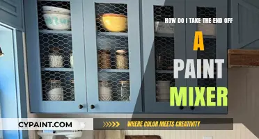 Easy Steps to Remove the End of a Paint Mixer