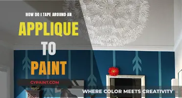 Taping Technique for Painting Appliqué: A Step-by-Step Guide