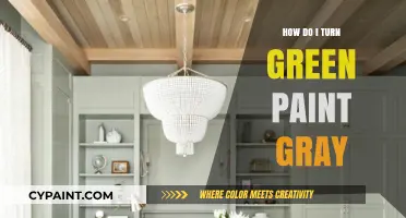 Mixing Green Paint to Gray: Simple Steps for the Perfect Shade