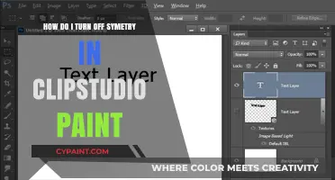 Symmetry in Clip Studio Paint: Turning It Off