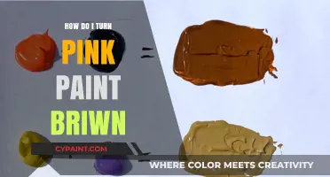 Transforming Pink Paint to Brown: Simple Mixing Techniques and Tips
