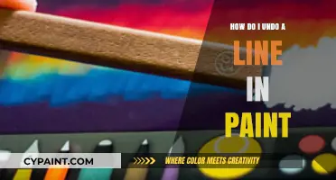 Erasing Lines in Paint: Undo with a Click