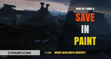 Undoing a Save in Paint: A Simple Guide