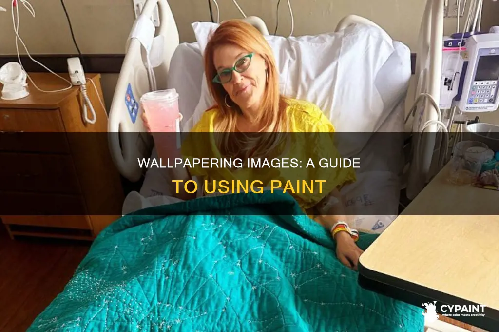 how do i wallpaper an image in paint