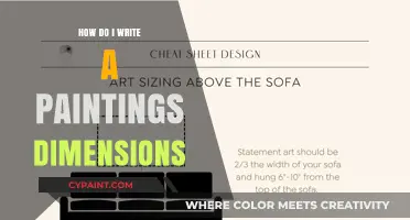 Mastering Art Documentation: How to Write Painting Dimensions Accurately