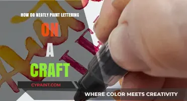 Crafting Perfect Lettering: Painting Tips and Tricks