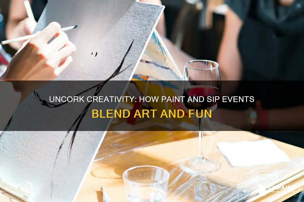 how do paint and sip events work