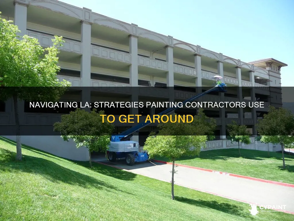 how do painting contractors manage driving in los angeles