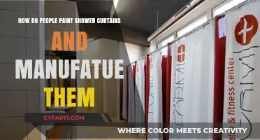 Crafting Shower Curtains: Painting and Manufacturing Techniques