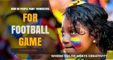 Face Painting: Football Fans' Game-Day Transformation