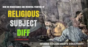 Exploring Religious Art: Renaissance vs. Medieval Painting Styles and Themes