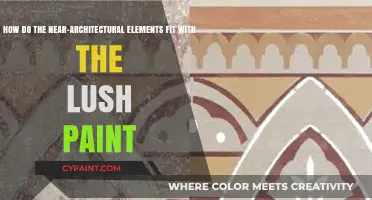 Blending Structure and Splendor: Near-Architectural Elements Meet Lush Paint