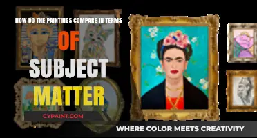 Exploring Artistic Themes: Comparing Subject Matter in Masterful Paintings