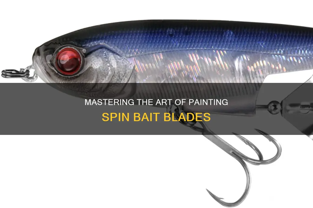 how do they paint blades for spin baits