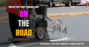 The Art of Road Marking: Painting Straight Lines