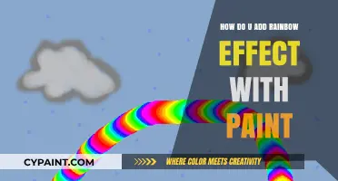Creating Rainbow Effects with Paint: A Simple Guide