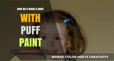 Effective Ways to Wash Shirts with Puff Paint