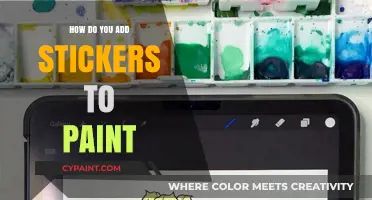 Creative Guide: Adding Stickers to Paint for Unique Art Projects