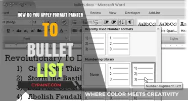 Format Painter: Easy Way to Style Your Bullet Lists