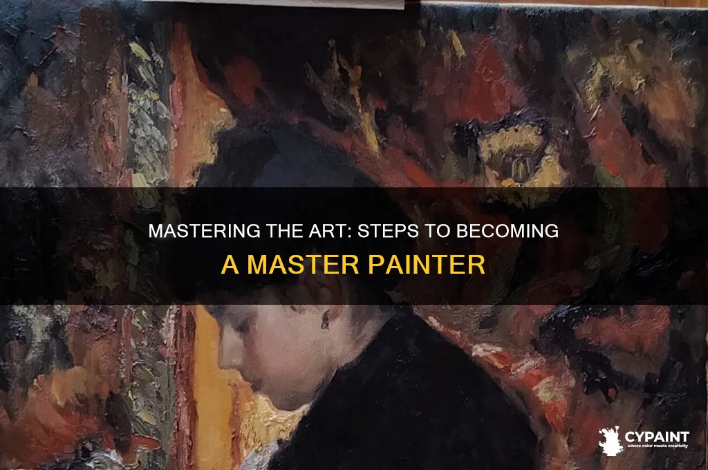 how do you become a master painter