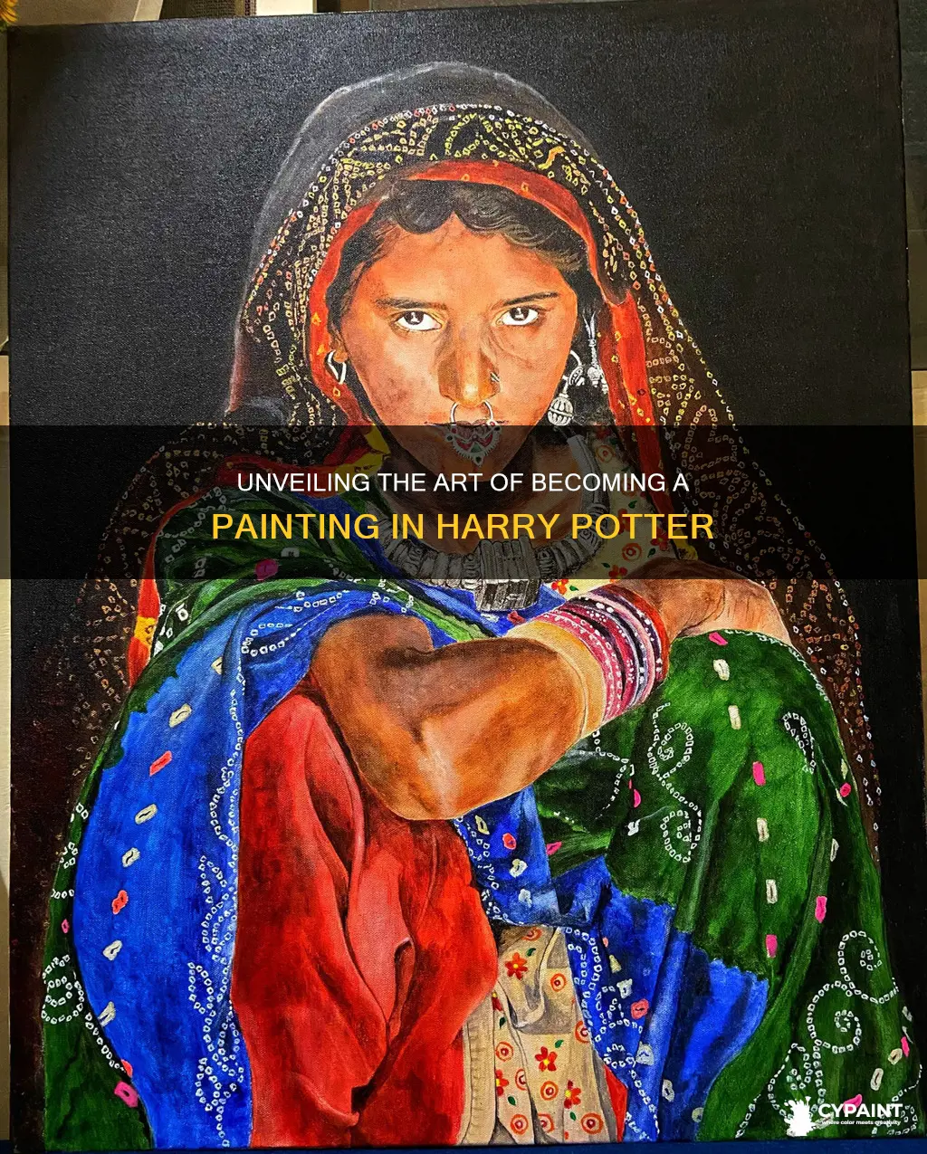 how do you become a painting in harry potter