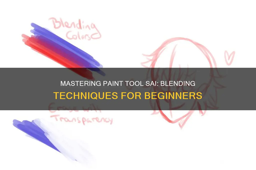 how do you blend in paint tool sai