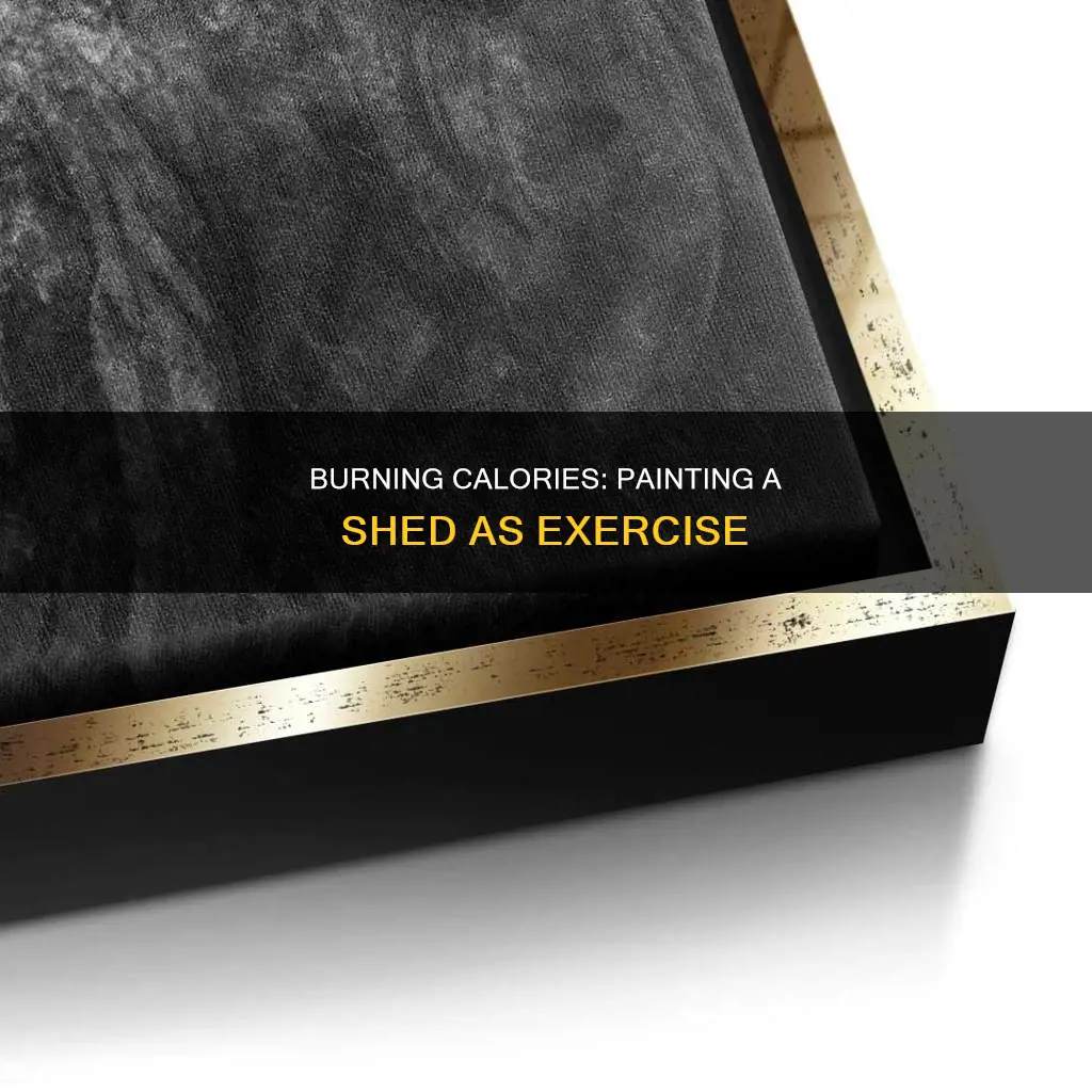 how do you calculate painting a shed as exercise