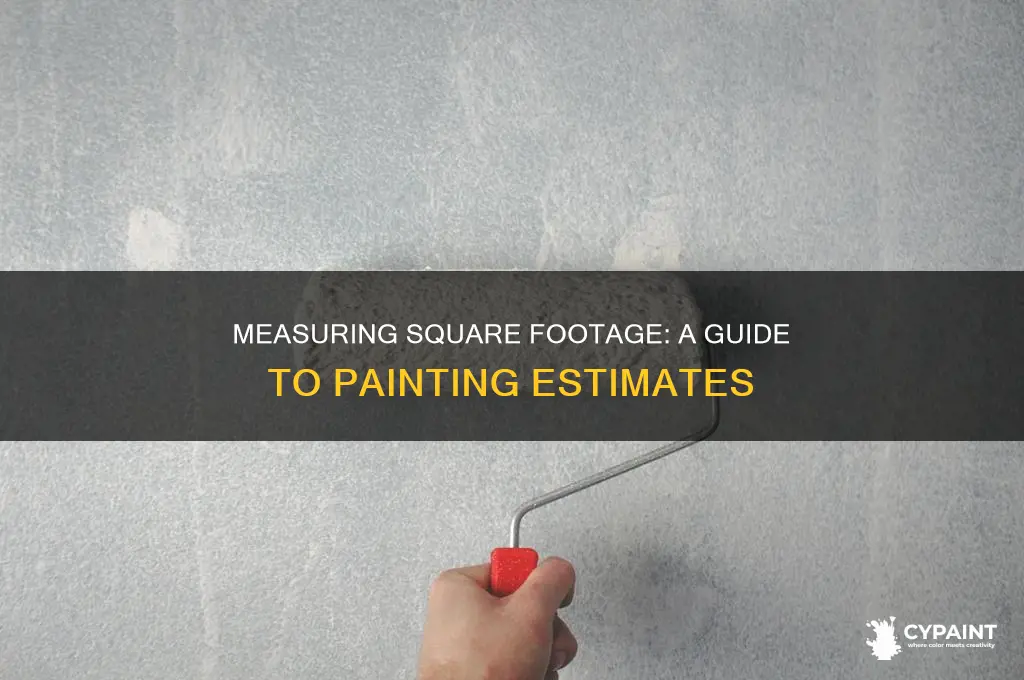 how do you calculate square feet for painting