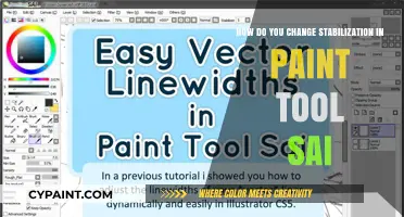 Stabilization Adjustments in Paint Tool SAI: 8 to 10