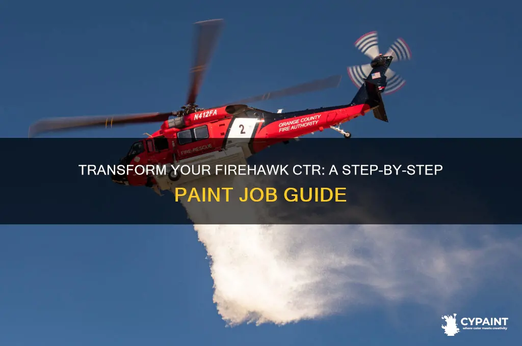 how do you change the paint job of firehawk ctr