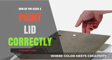 Master the Art of Sealing Paint Lids