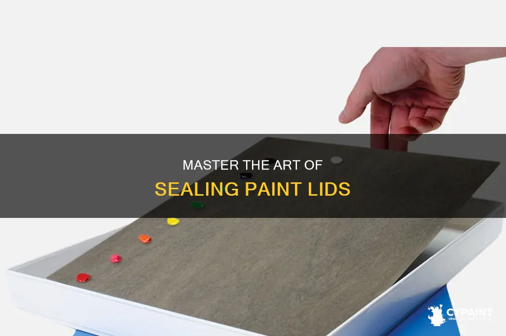 how do you close a paint lid correctly
