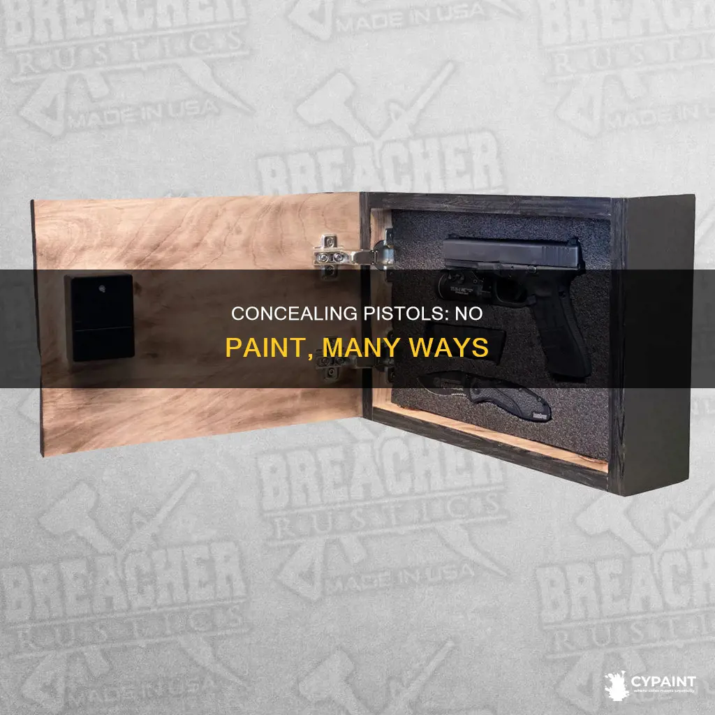 how do you co conceal a pistol without painting