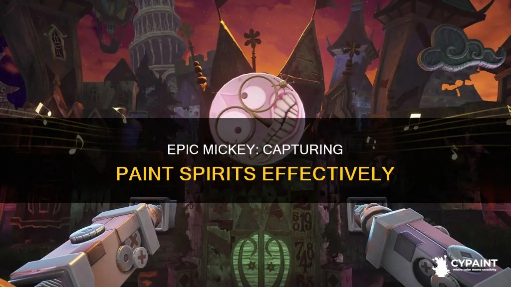 how do you collect paint spirits in epic mickey