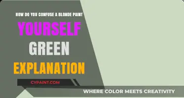 Confusing a Blonde: The Green Paint Explanation Unveiled