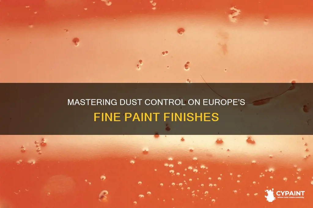 how do you control dust on fine paints of europe
