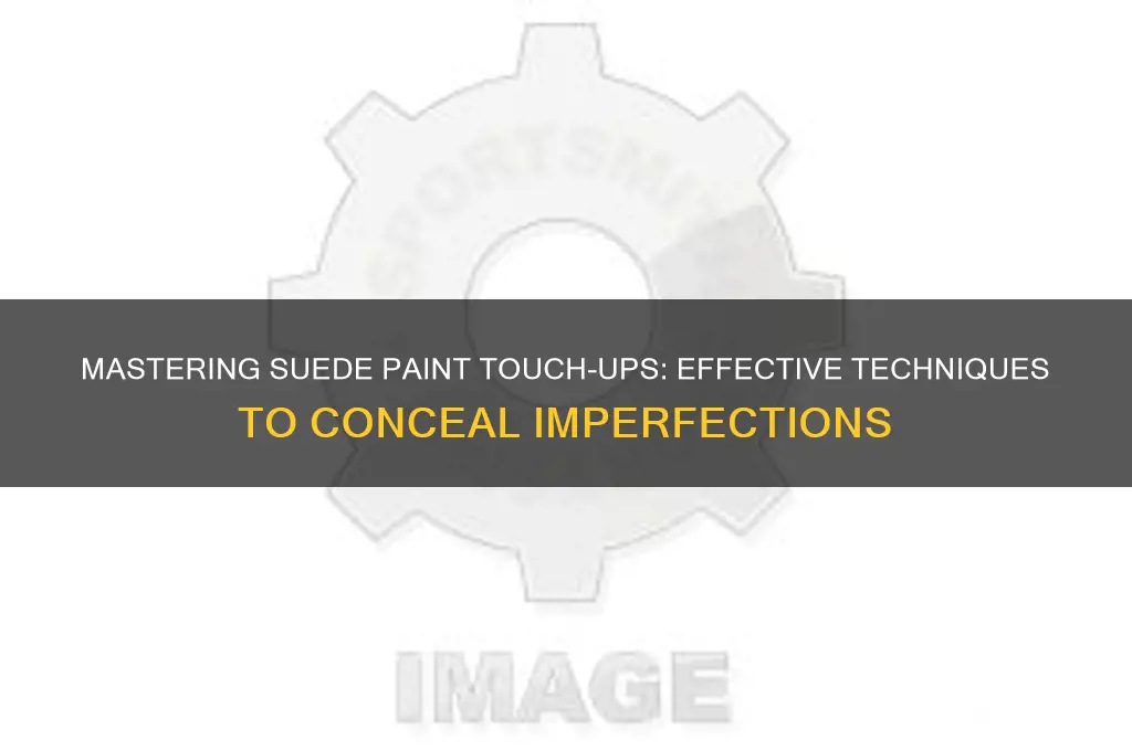 how do you cover up suede paint