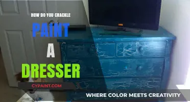 Master the Art of Crackle Paint: Transform Your Dresser with Texture