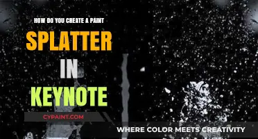 Creating Paint Splatters in Keynote: A Simple Guide
