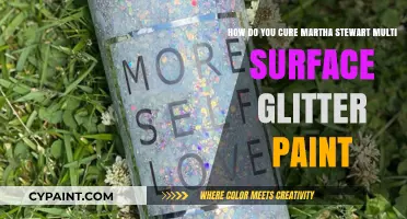 Curing Martha Stewart Multi-Surface Glitter Paint: Tips and Techniques