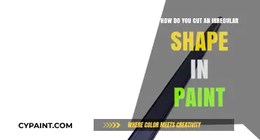 Cutting Irregular Shapes: Mastering Precise Paint Techniques