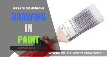 Cutting Around Drawings: Mastering Paint's Trace Feature