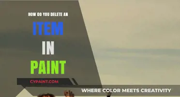 Erasing Items in Paint: A Step-by-Step Guide