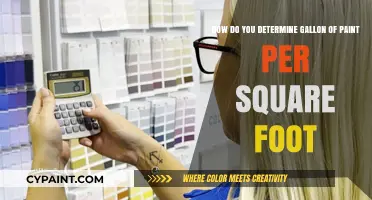 Calculate Paint Coverage: Gallons per Square Foot Made Easy