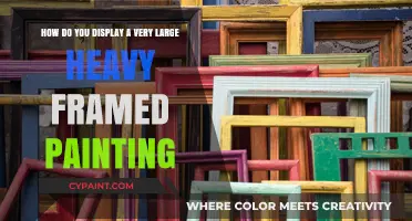 Mastering the Art of Hanging Heavy Framed Paintings Safely and Stylishly